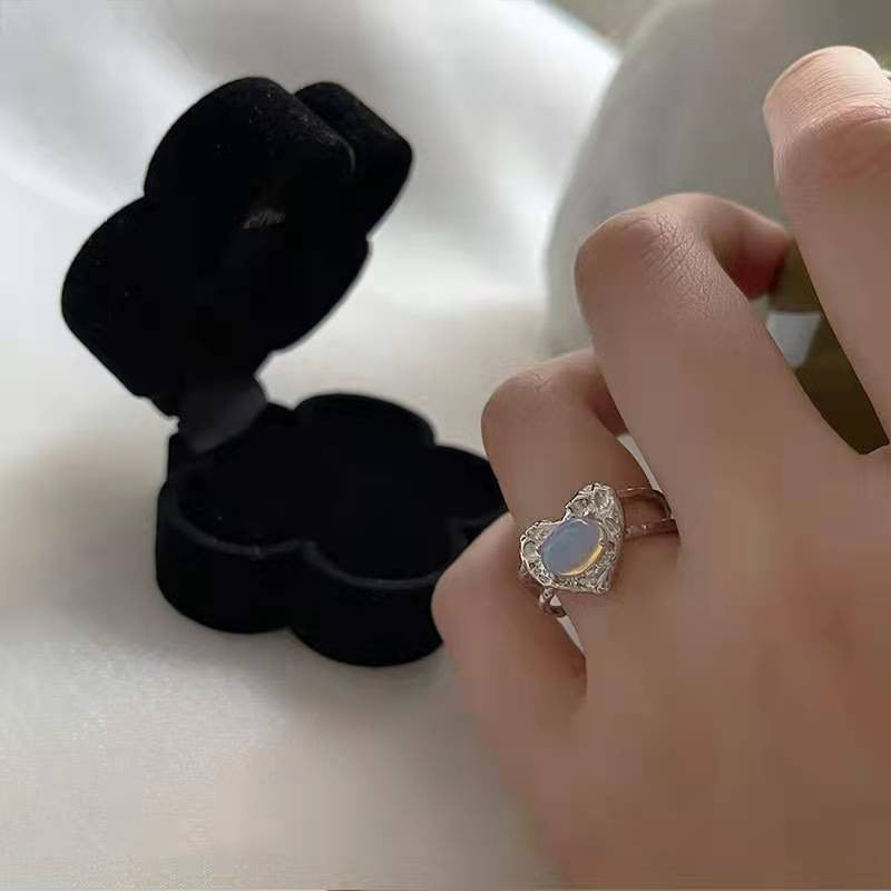 New Fashion Creative Colorful Love Heart Ring for Women&