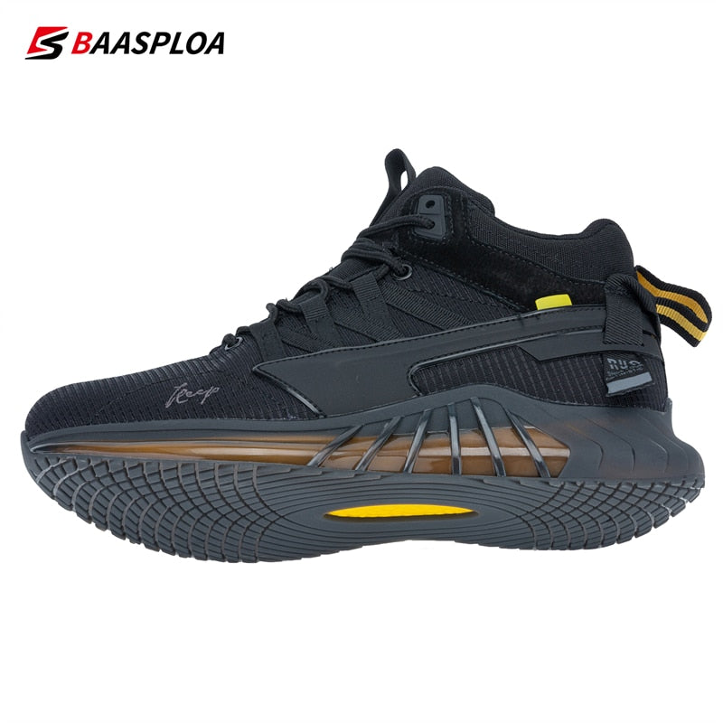 Baasploa Winter Shoe For Men Warm Walking Shoes Waterproof Fashion Plush Shoes Male Comfortable Casual Sneaker 2022 New