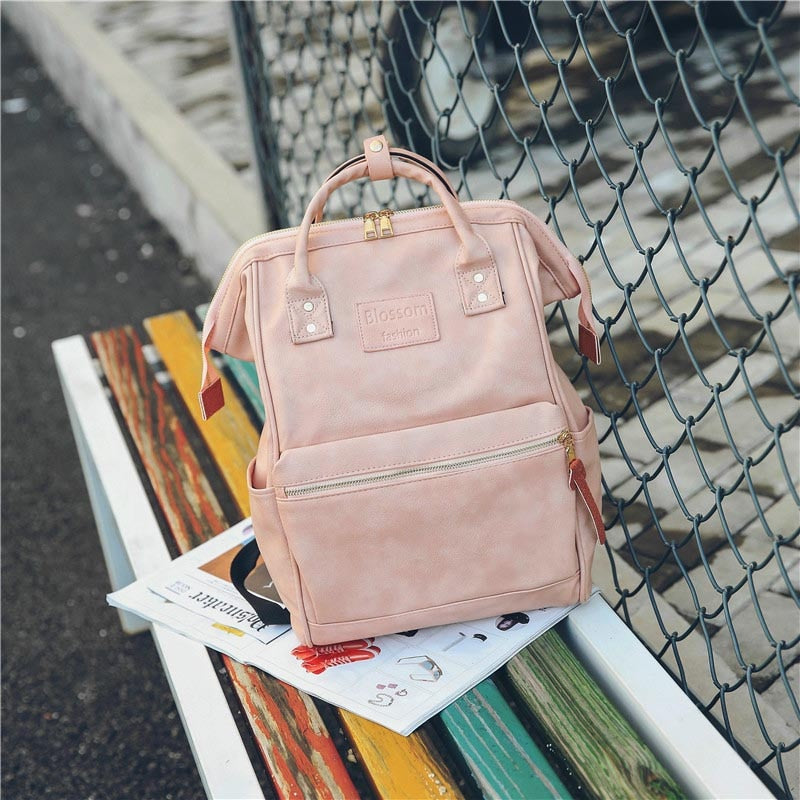 2021 Vintage backpack women high quality leather backpack high capacity school bags for teenage girls women travel backpacks