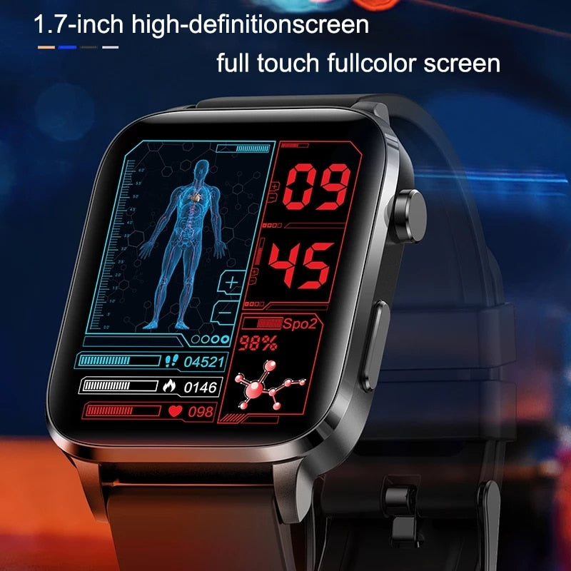 Smart Watch Men Laser Treatment Three High ECG PPG Heart Rate Blood Pressure Health Tracker Smart Watch For Huawei Xiaomi+Gift