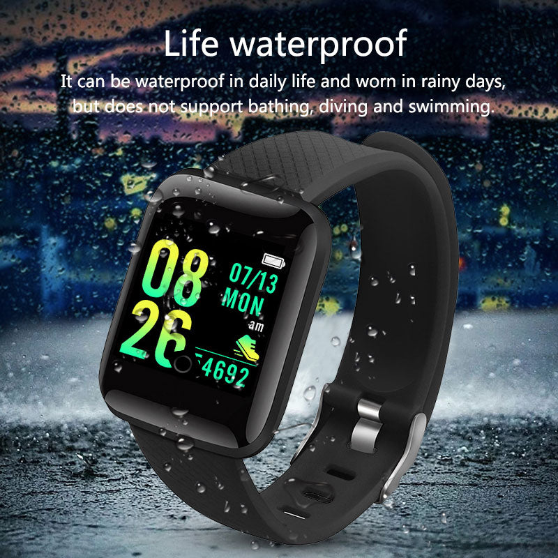 Silicone Kids Smart Watch Children Sport Smartwatch Fitness Tracker For Boys Girls Electronic Smart Clock Waterproof Smart-Watch