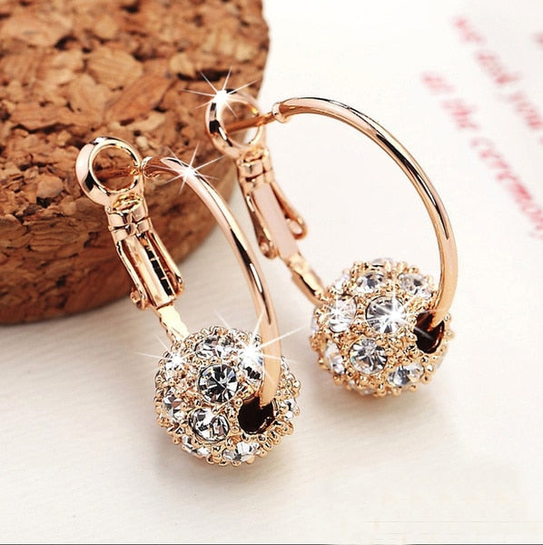 Fashion Trend Earrings Zircon Pendant Earrings Shiny Earrings for Women&