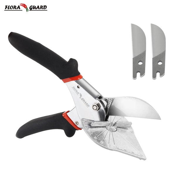 FLORA GUARD Multifunctional Adjustable Angle Scissors Angle Shear 45-135 Degree Cut Wood and PVC Woodworking Edge Cutter