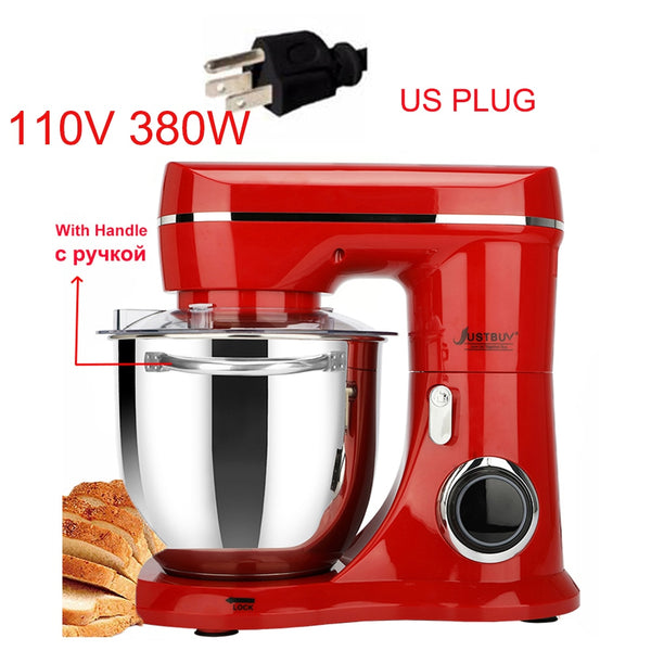 Big Discount Food Processor 5L 1500W Kitchen Stand Mixer Blender Cream Egg Whisk Cake Dough Kneader Bread Maker