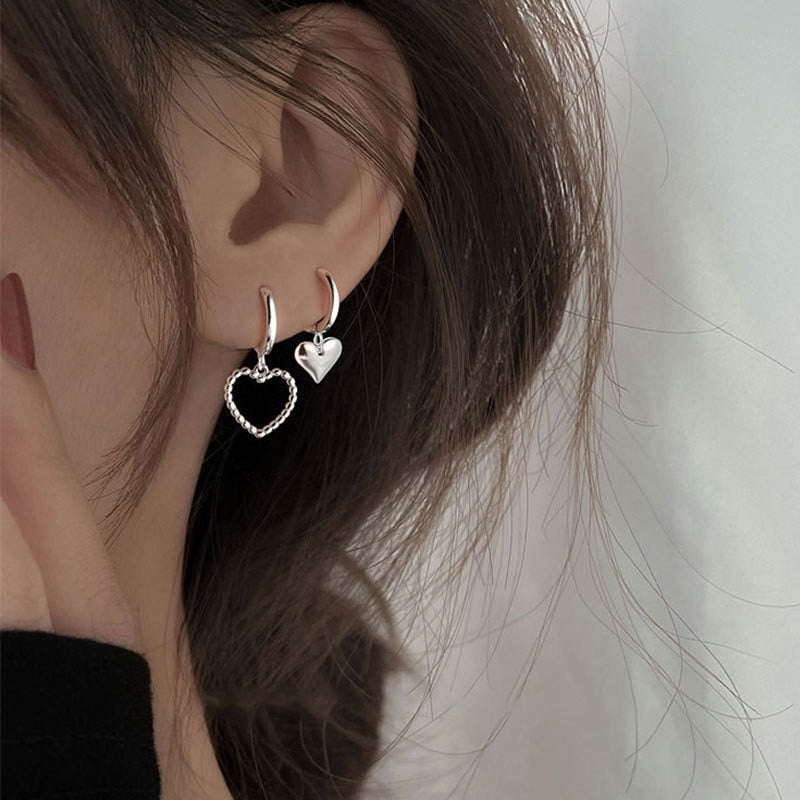 Retro Minimalist Square Earrings Irregular Hoop Earrings New Exaggerated Cool Girl Fashion Earring for Women  Accessories 2022