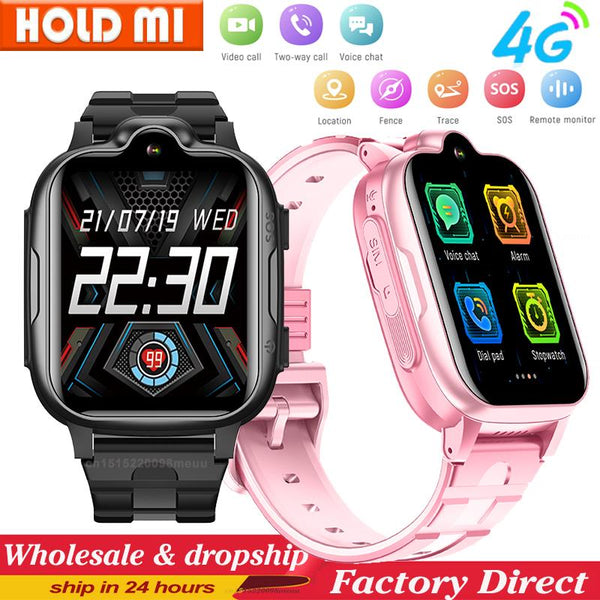 4G Kids Smartwatch Phone GPS Tracker SOS HD Video Call Touch Screen IP67 Waterproof Call Back Children Smart Phone Watch K15 K9