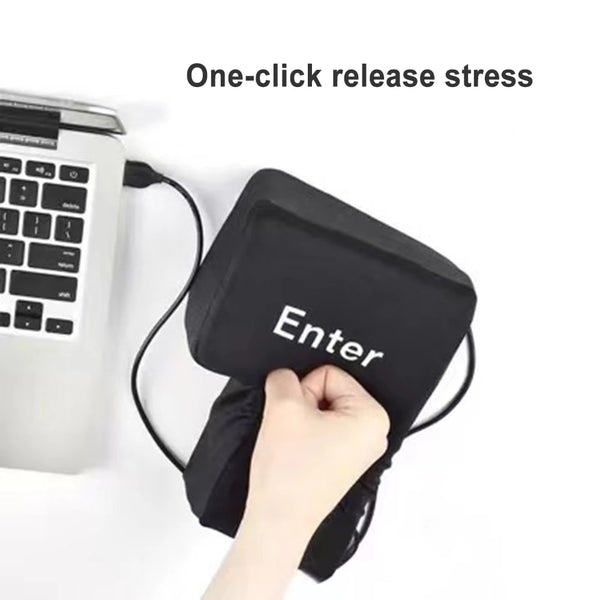 Computer &amp; Office Laptop Desktop Accessories USB Gadget USB Enter Key, Large and soft, as pillow for middy rest, stress relief