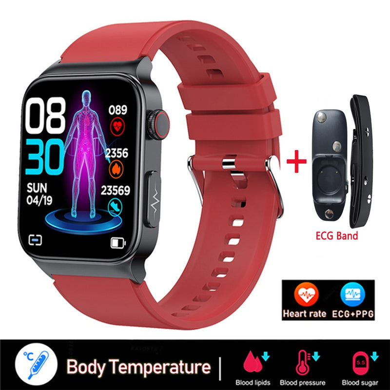 XIAOMI E500 ECG+PPG Smart Watch Blood Glucose Electrocardiogram Temperature Blood Oxygen Sleep Monitoring Sports Smart Watch