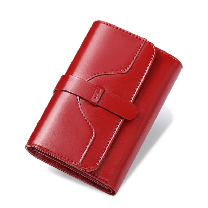 Woman Wallet Genuine Leather Wallets for Women Fashion Luxury  High Quality RFID Card Holder Purse  Female Clutch Bag