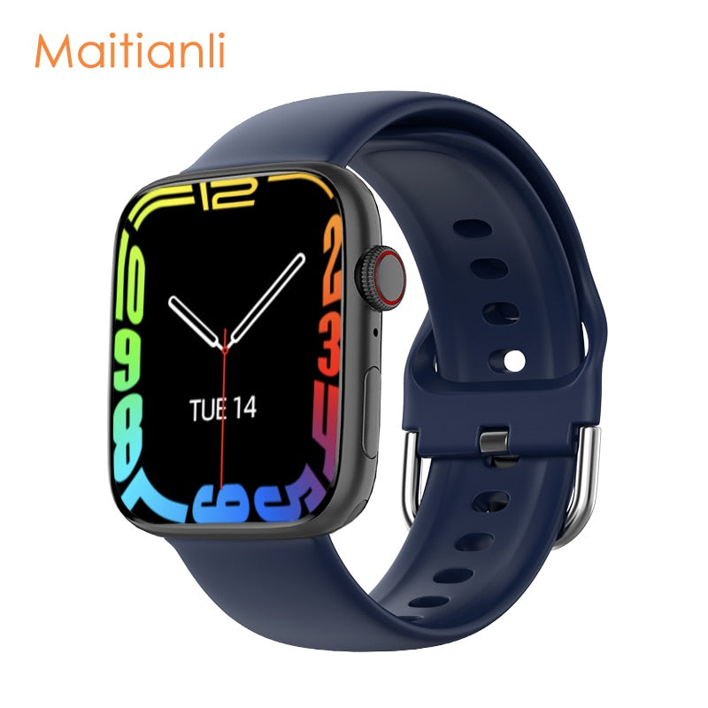 2022 Men Women Smart Watch NFC Door Access Unlock Smartwatch Bluetooth Call Fitness Bracelet Custom Watch Face Wireless Charging