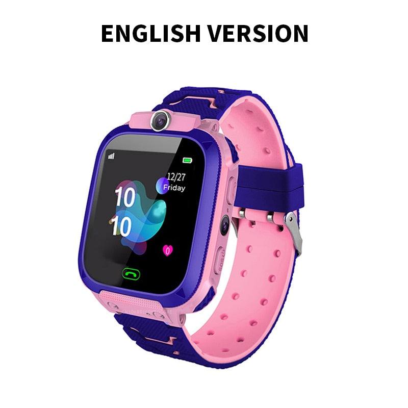 Kids Smart Watch 2022 New SOS Smartwatch For Children Sim Card LBS Location Photo Waterproof Gift For Boys and Girls IOS Android