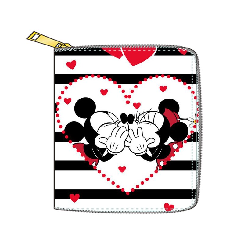 2022 New Mickey Mouse Wallet for Women Disney Cartoon Anime  Purses and Handbags Zipper Mini Coin Purse Girl&