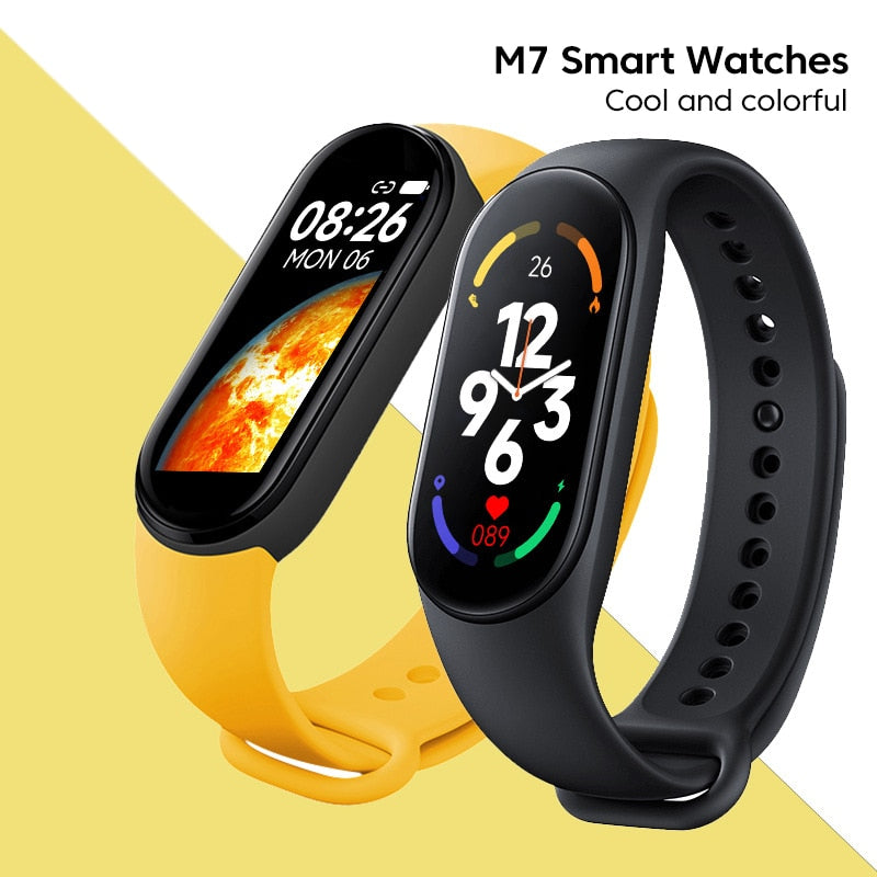 Olaf M7 Smart Watch Men Women Smartwatch Fitness Bracelet Heart Rate Fitness Tracking Miband Smart Band Watches Mi Band Watches