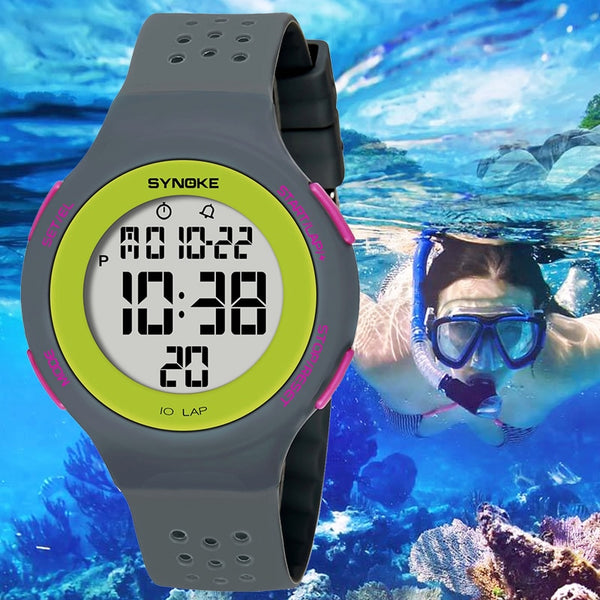 Women Digital Watches Ultra-Thin 50m Waterproof Sport Watch For Women Led Electronic Female Clock Woman&#39;S Wristwatch Reloj Mujer