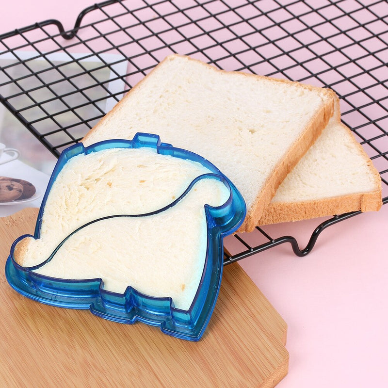 Diy Sandwich Cutter Mould Children Funny Cartoon Lunch Breakfast  Food Cutting Die Bread Mold Baking Tool Kitchen Accessories