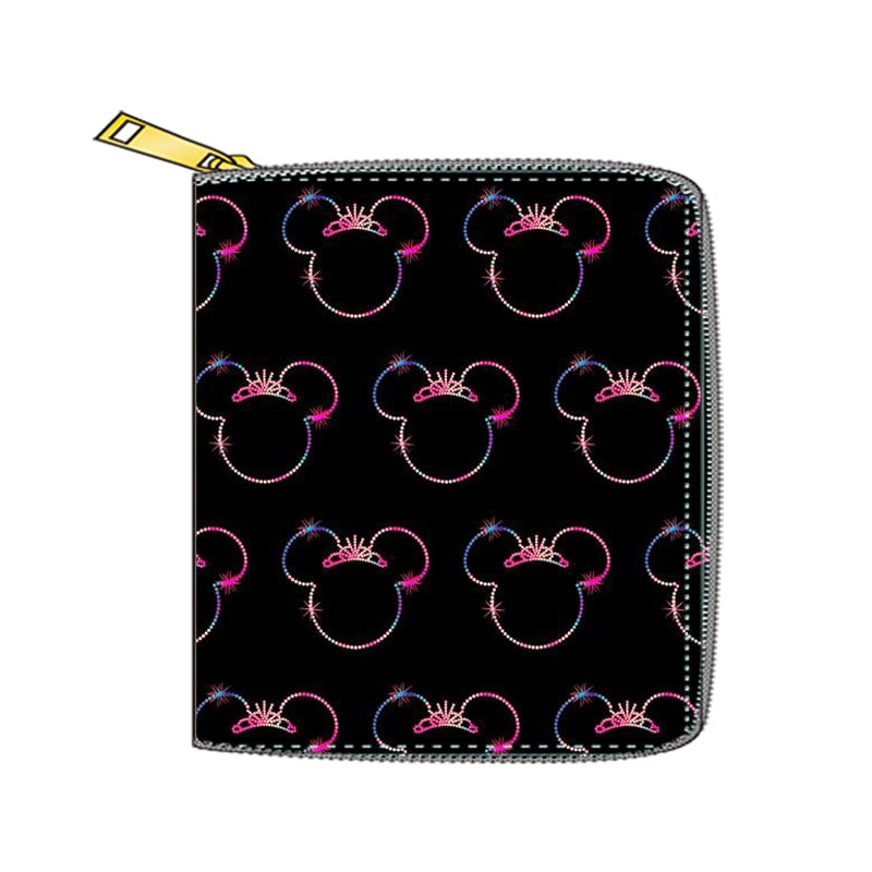 2022 New Mickey Mouse Wallet for Women Disney Cartoon Anime  Purses and Handbags Zipper Mini Coin Purse Girl&