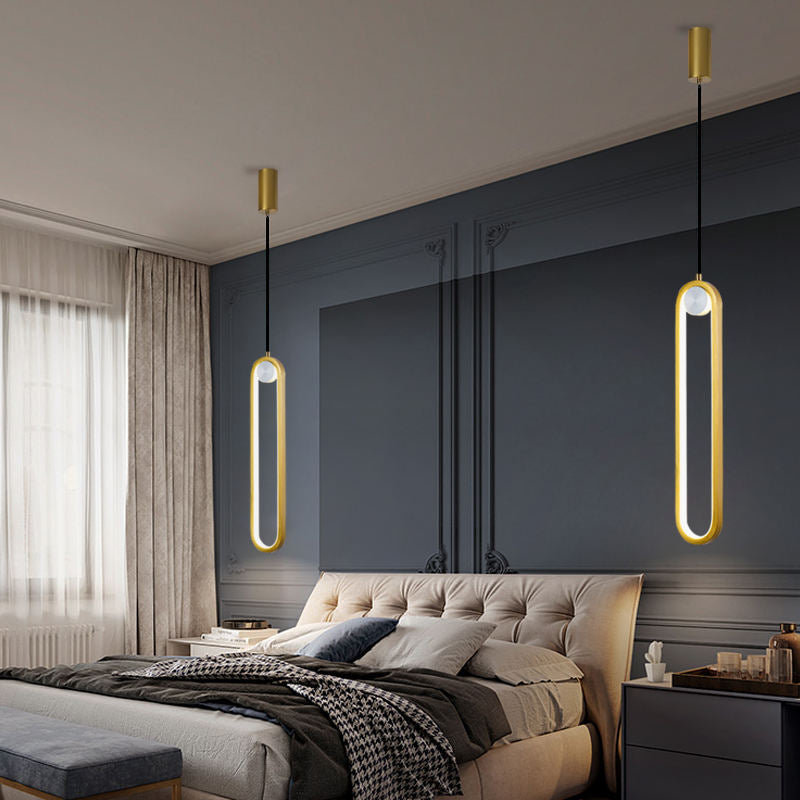 Modern Led Pendant Lights for Dining Room Bedroom Bedside Chandelier Home Hanging Lamp Lighting Suspension Design Luster Fixture