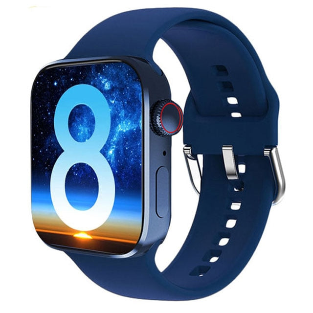 2022 NEW Smartwatch HW8 Max Men 1.99&quot; full screen NFC Right angle design bluetooth call Women Smart Watch PK DT7 W57 W27 HW22