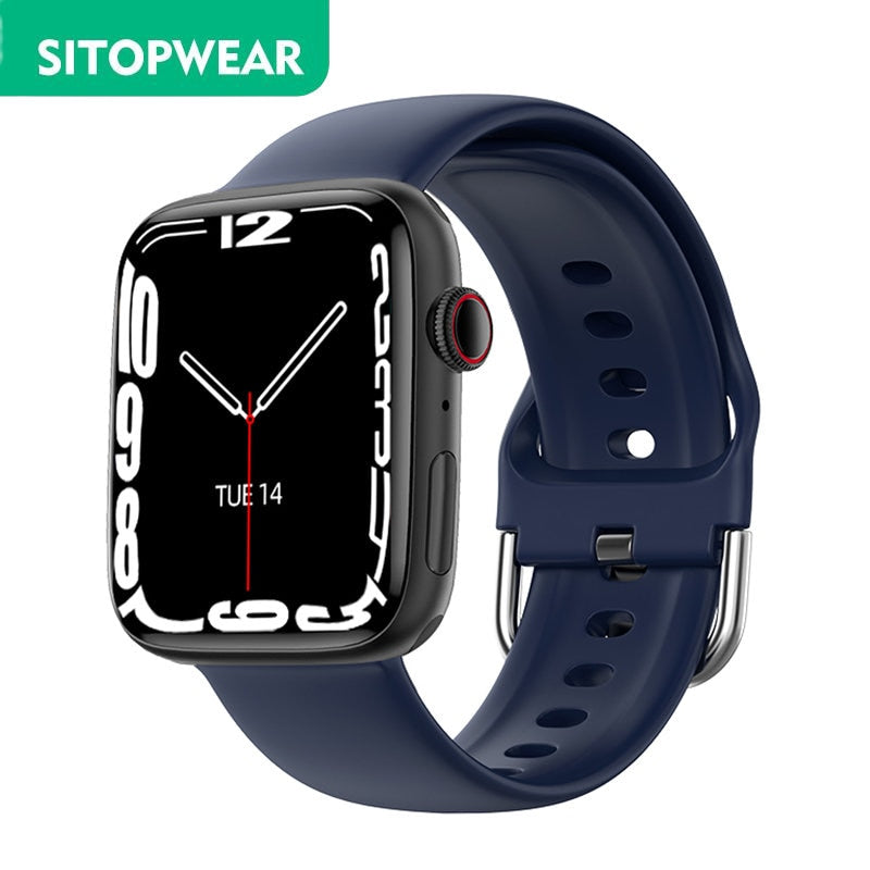 SitopWear Smart Watch 2022 Wireless Charging Smartwatch Bluetooth Calls Watches Men Women Fitness Bracelet Custom Watch Face