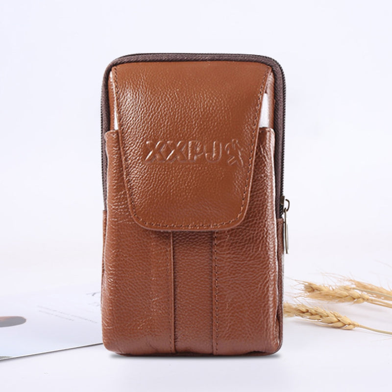 Fashion Men Multi-function PU Leather Fanny Waist Bag Casual Mobile Phone Purse Pocket Male Outdoor Travel Sports Belt Bum Pouch