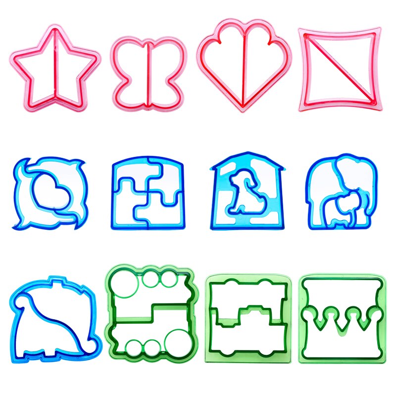 Sandwich Cutters  Mould Food Toast Bread Mold  Cute Baking Children Set Lunch Cutter Interesting Kitchen Accessories for Kids