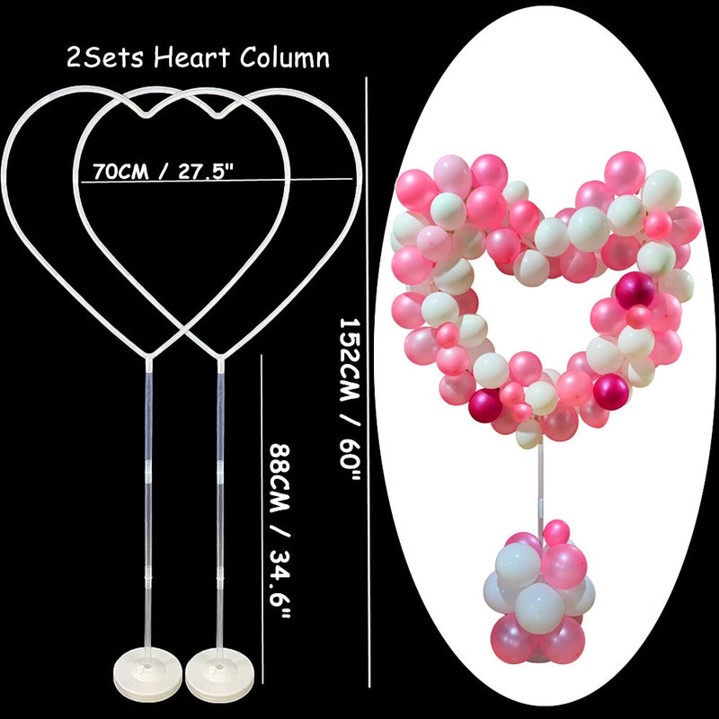 7/13/19 Tubes Balloon Column Stand Birthday Balloon Home Decor Birthday Party Decoration Kids Adult Wedding Event Party Balloon