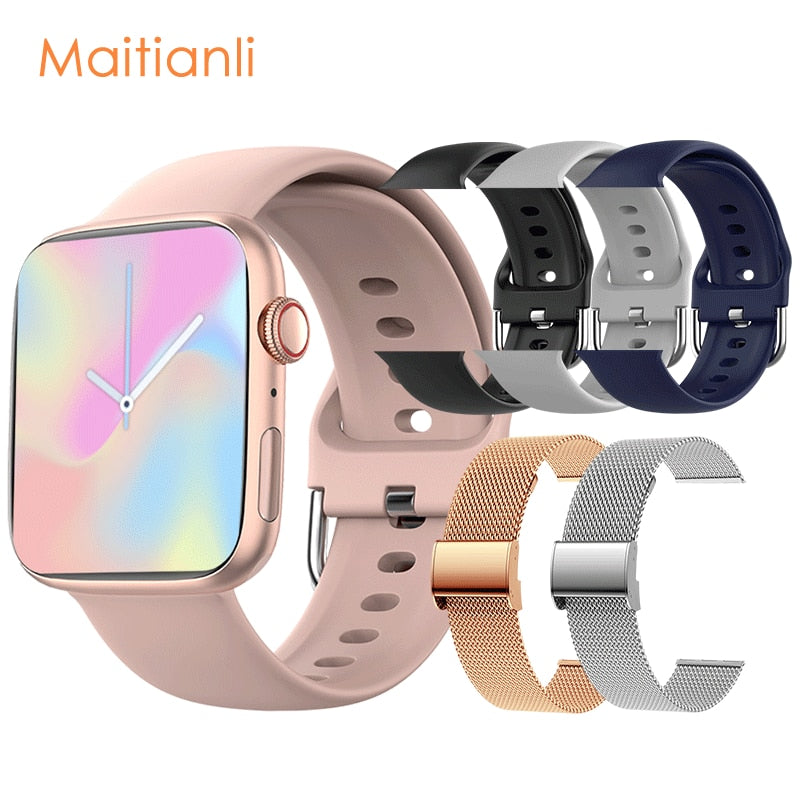 2022 Men Women Smart Watch NFC Door Access Unlock Smartwatch Bluetooth Call Fitness Bracelet Custom Watch Face Wireless Charging