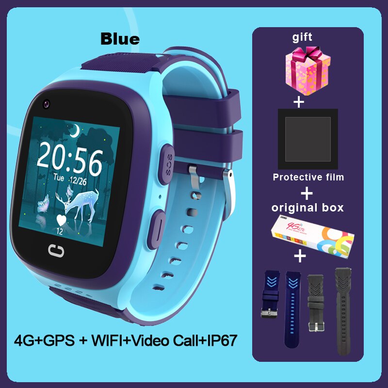 LT31 4G Kids Smart Watch WIFI GPS Tracker Baby Phone Watch SOS HD Video Call Touch Screen IP67 Waterproof children&