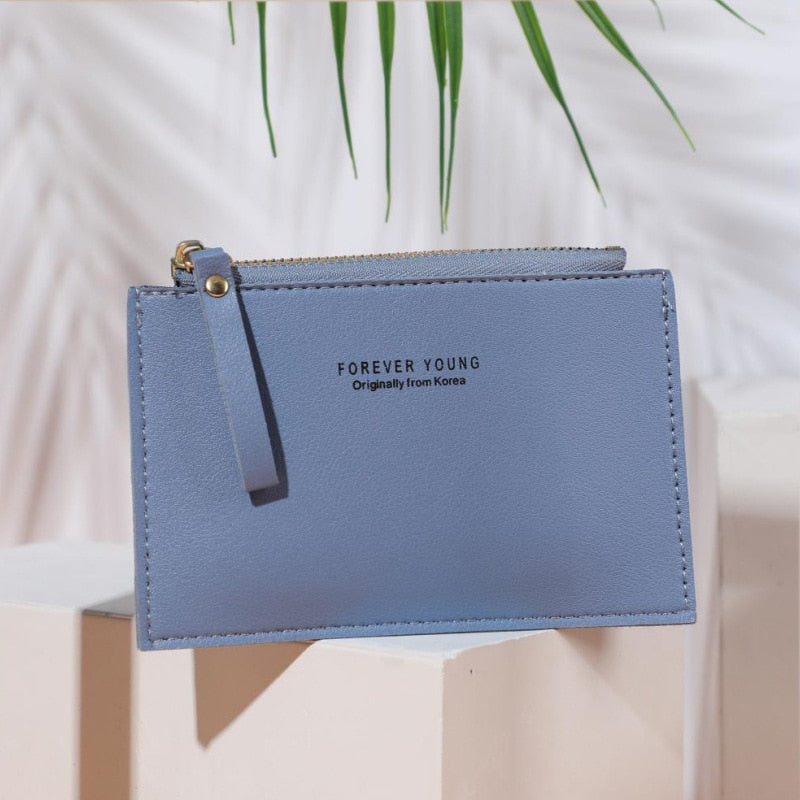 Unistybag Wallets for Women Luxury Designer Wallet Fashion Purses Solid Cute Small Wallet PU Girl Clutch Purse