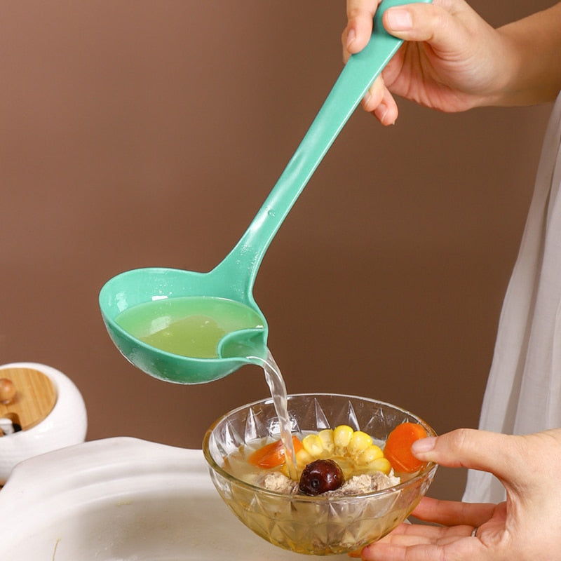 Soup Fat Oil Separator Kitchen Gadgets Ladles Skimmer Spoon Strainer Kitchen Scoop Oil Filter Kitchen Accessories Free Shipping