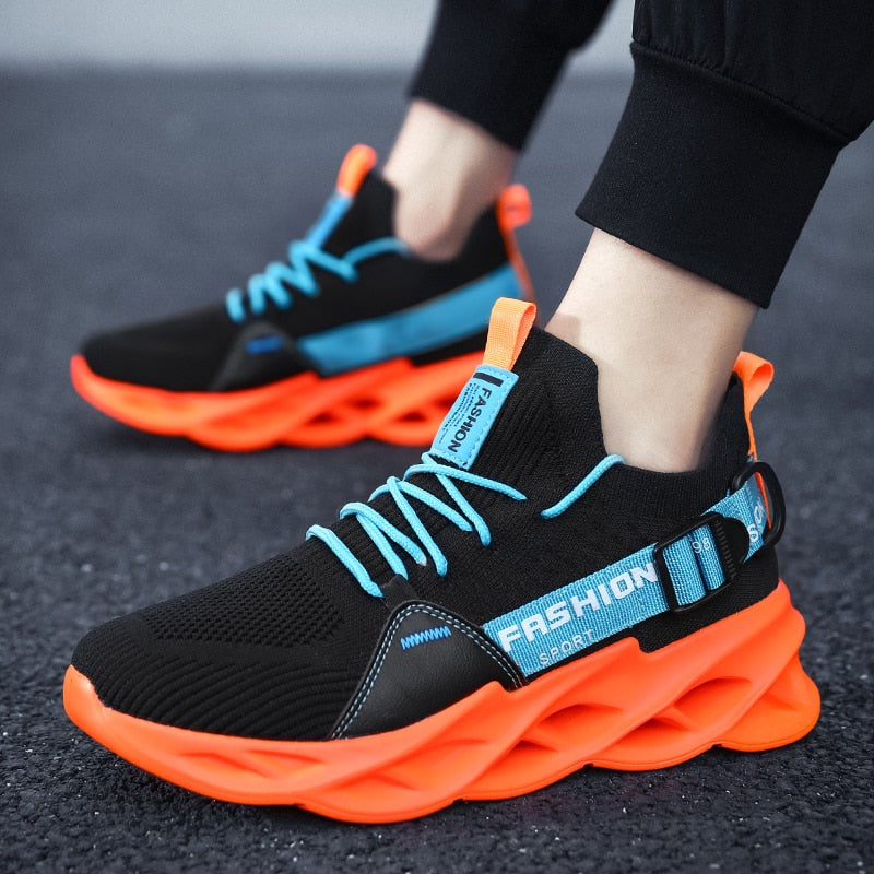 Men Fashion Breathable Sneakers Running Shoes Lightweight Casual Sport Shoes