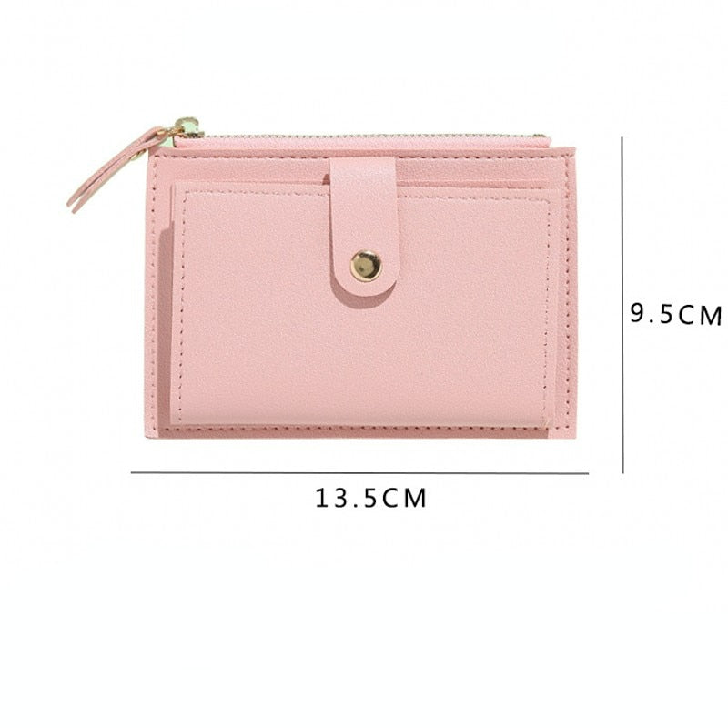 Unistybag Wallets for Women Luxury Designer Wallet Fashion Purses Solid Cute Small Wallet PU Girl Clutch Purse