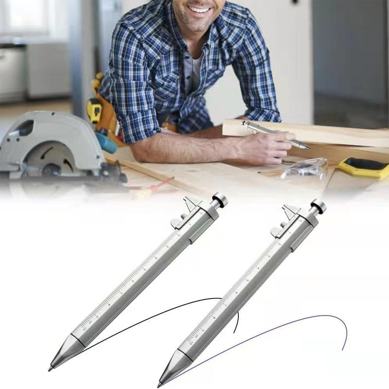 1/2/3pcs Multifunction Gel Ink Pen Vernier Caliper Roller Ball Pen Stationery Ball-Point Ball-Point 0.5mm Pen Portable Tools