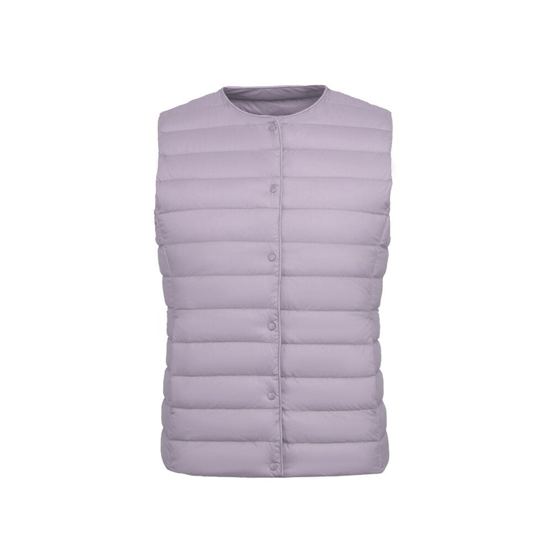 NewBang 90% Matt Fabric Women's Warm Vests Ultra Light Down Vest Women Two Ways Waistcoat Portable Warm Sleeveless Winter Liner