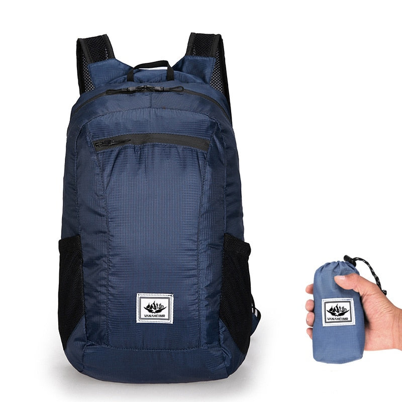10L-20L Lightweight Portable Foldable Waterproof Backpack Folding Bag Ultralight Outdoor Pack for Women Men Travel Hiking