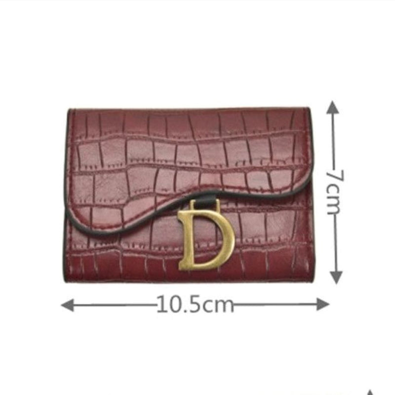 Luxury Women Card Holder Short Wallet Mini Women&