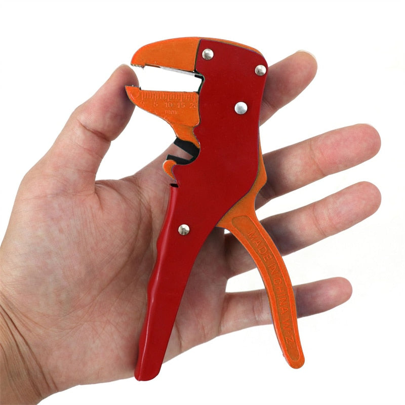 0.25-6.0mm Automatic Stripping Pliers Adjustable Cable Wire Stripper With Cutter Duckbill Bend Nose Bolt Clippers Tools