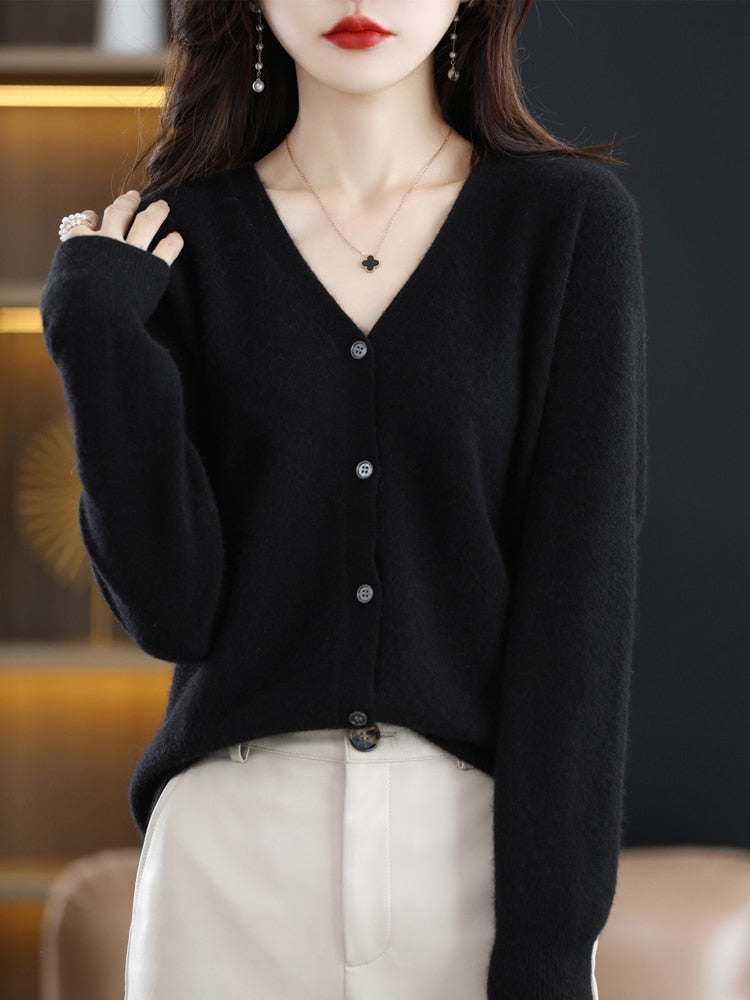 Knitted Cardigan Women&