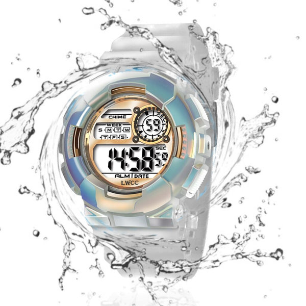 2022 LED Digital Watch for Women Waterproof Causal Sports Watches Ladies Transparent Watch Women&#39;s Wristwatch Reloj Mujer