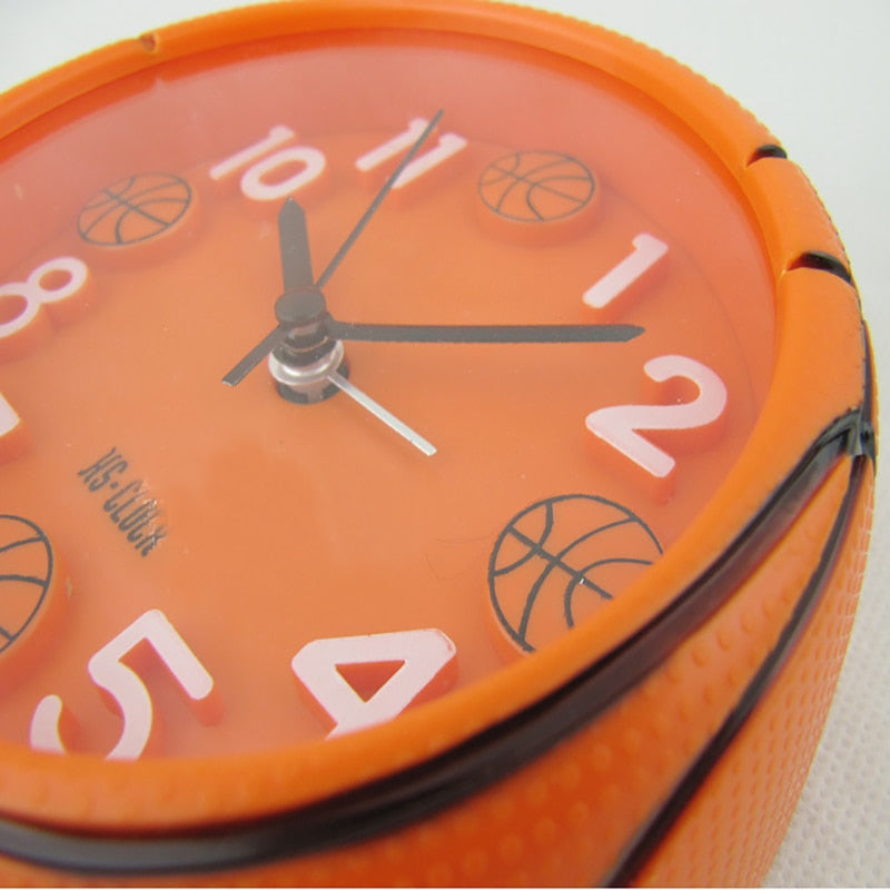 Basketball Football Alarm Clock Desktop Shape Sport Fashion Creative Table Clock 3D Stereo Bedroom Birthday Gift Digital Clock