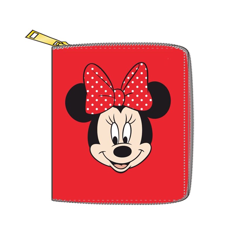 2022 New Mickey Mouse Wallet for Women Disney Cartoon Anime  Purses and Handbags Zipper Mini Coin Purse Girl&