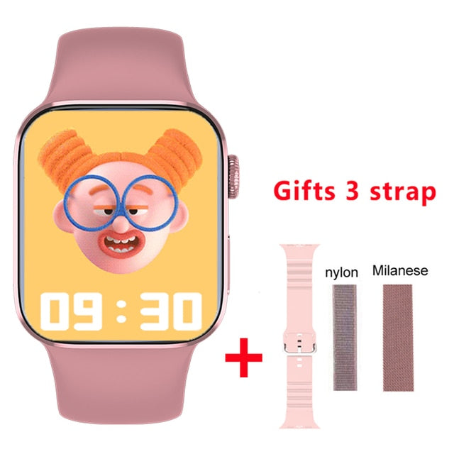 2022 NEW Smartwatch HW8 Max Men 1.99&quot; full screen NFC Right angle design bluetooth call Women Smart Watch PK DT7 W57 W27 HW22