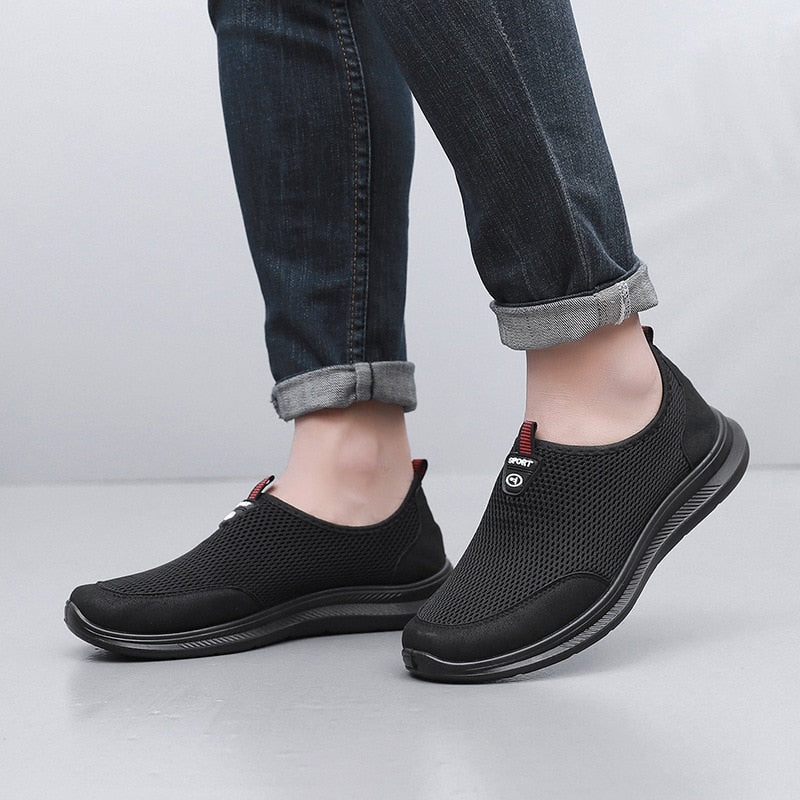 Breathable Men Loafers Slip-on Mens Driving Shoes Summer Causal Shoes New Men&