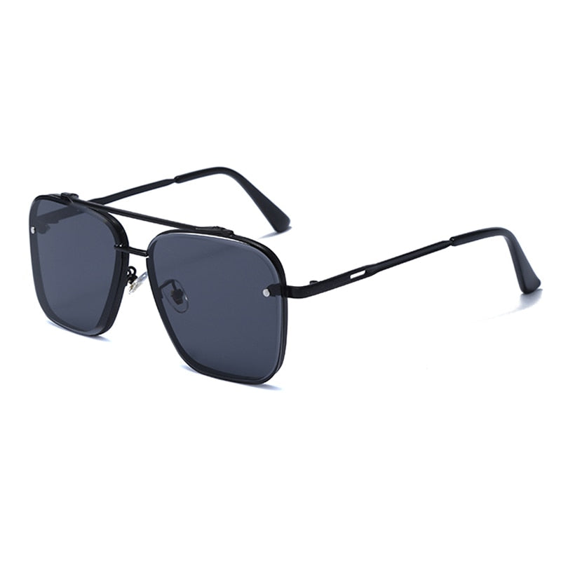 New Fashion Classic Square Sunglasses Cool Men Vintage Brand Design Metal Sun Glasses Women Shades UV400 Oculos De Sol