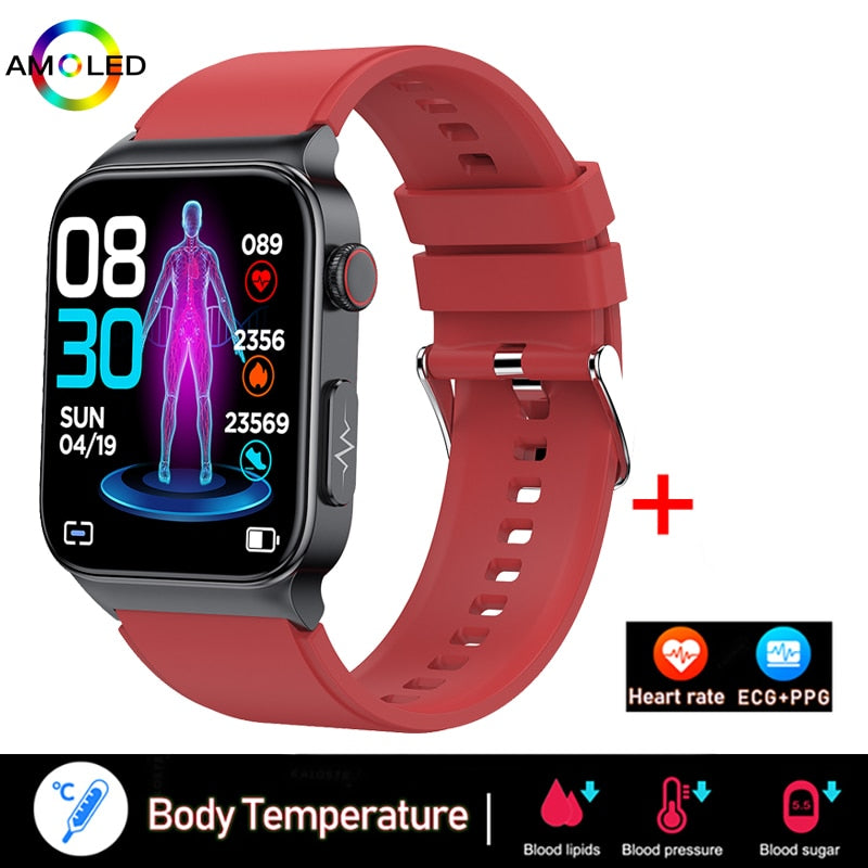 New ECG+PPG Smart Watch Men Laser Treatment Of Hypertension Hyperglycemia Hyperlipidemia Heart Rate Healthy Sport Men Smartwatch