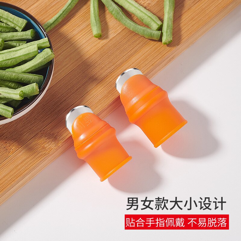 Vegetable Picking Artifact Finger Cots Multifunction Thumb Knife Silicone Picking Vegetables Special for Pepper and Chili