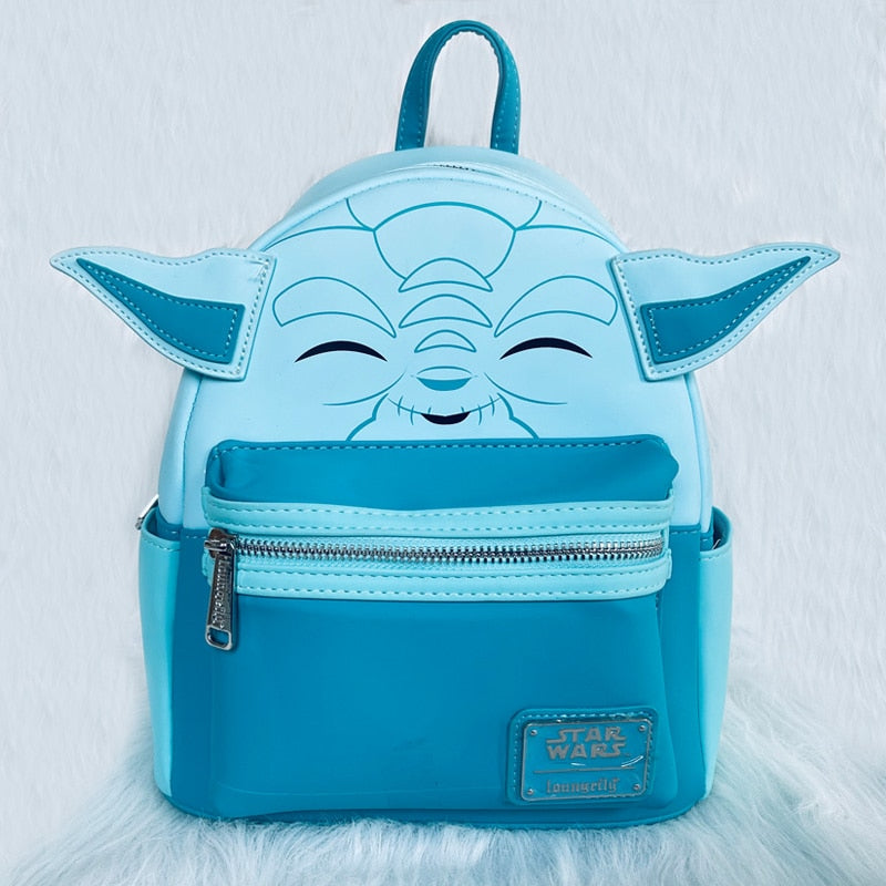 Disney PU Leather Stitch Women Backpack Loki Baby Yoda Lady Bags Toy Story 3 Alien Children Schoolbag Brand Handbag For Girls