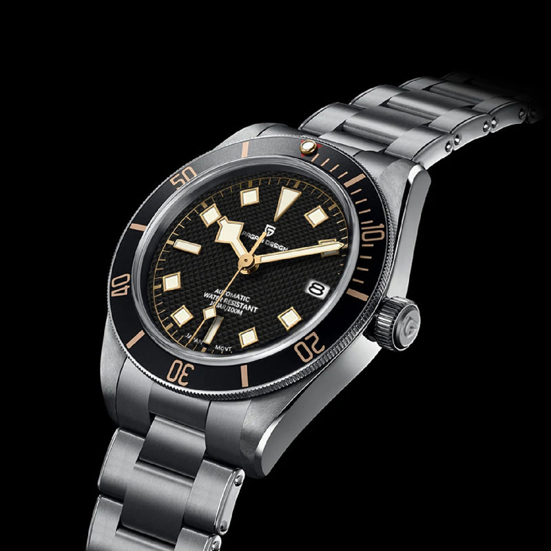 2022 New PAGANI DESIGN BB58 Retro Mechanical Watch For Men Brand Luxury Automatic Wrist Watch 100M Waterproof NH35A Reloj Hombre