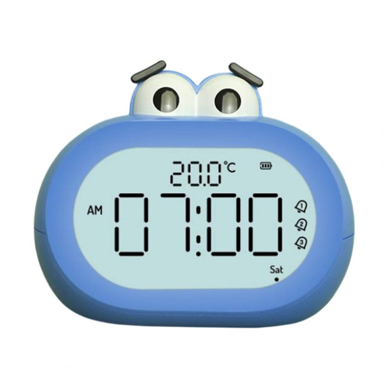 Mini LED Alarm Clock Countdown Table Clock Practical Cute Big Mouth Student Table LED Electronic Clock Night Light for Home