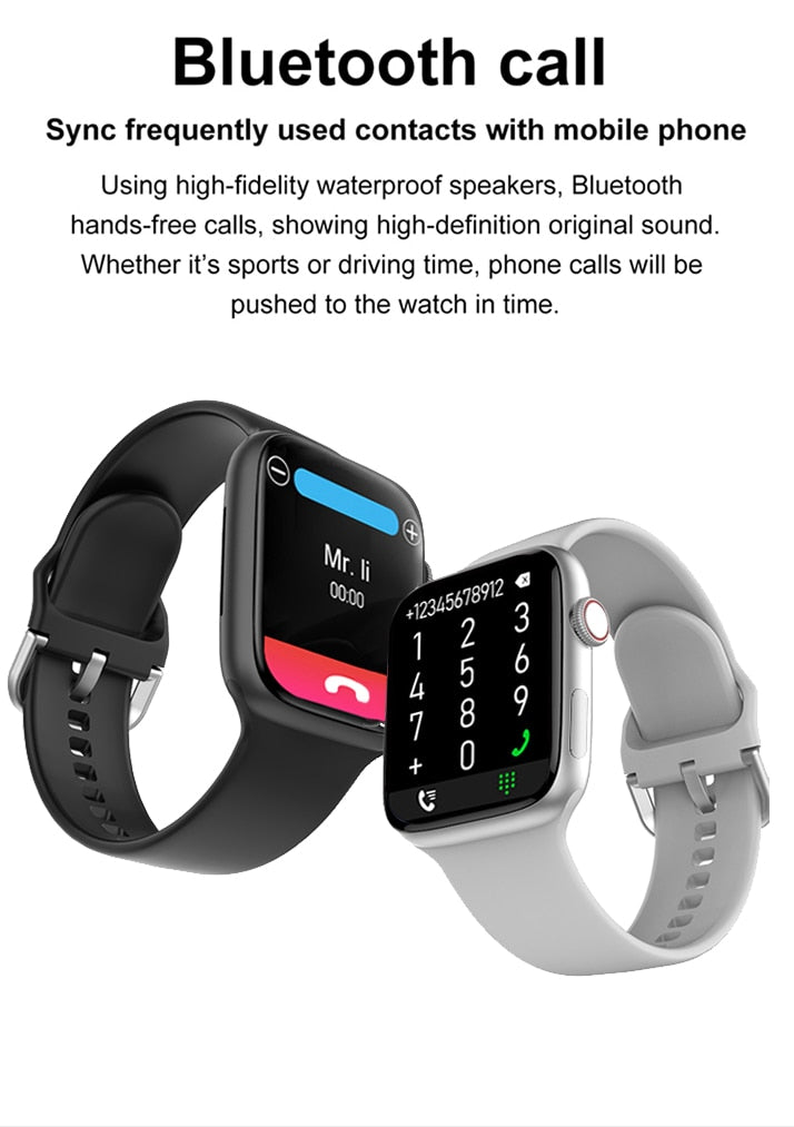 2022 Smart Watch Series 8 NFC Wireless charging Bluetooth Calls Smartwatch Men Women Sport Fitness Bracelet for Apple Watch IWO